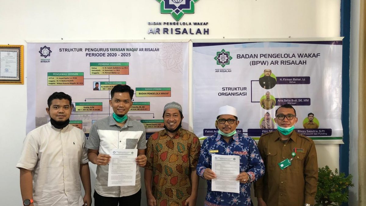 Kembangkan Wakaf Produktif, BPW Ar Risalah Teken MoU Dengan Rajawali Group