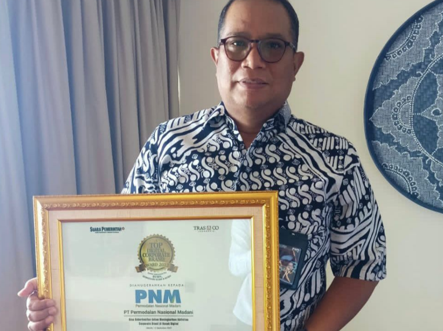 PNM Raih Penghargaan TOP Digital Corporate Brand Award 2022