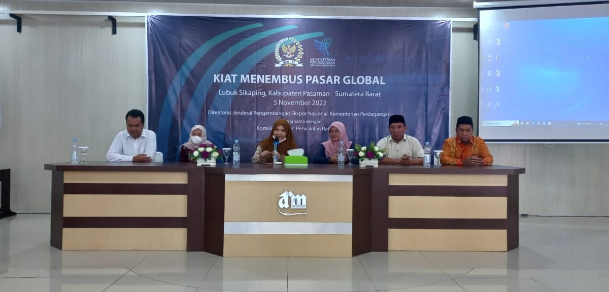 Difasilitasi Anggota DPR-RI Nevi Zuairina; Kemendag Motivasi UMKM Pasaman Tempus Pasar Global