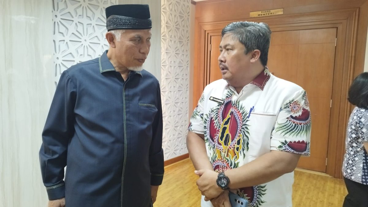 Sambangi Kantor Kementan RI, Gubernur Sumbar Desak Percepatan Bantuan Rehab Lahan Terdampak Bencana