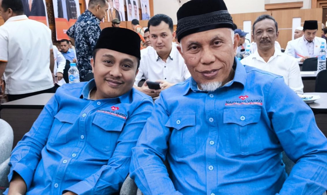 PKS Sumbar Umumkan Daftar Calon Kepala Daerah untuk Pilkada 2024, Mahyeldi-Vasko untuk Gubernur dan Wakil Gubernur